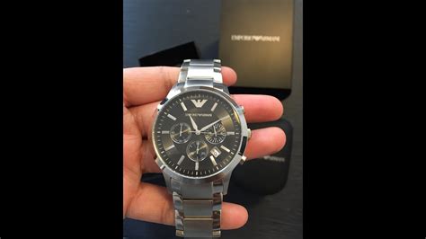 emporio armani 2434 watch fake box|authenticity of Armani watch.